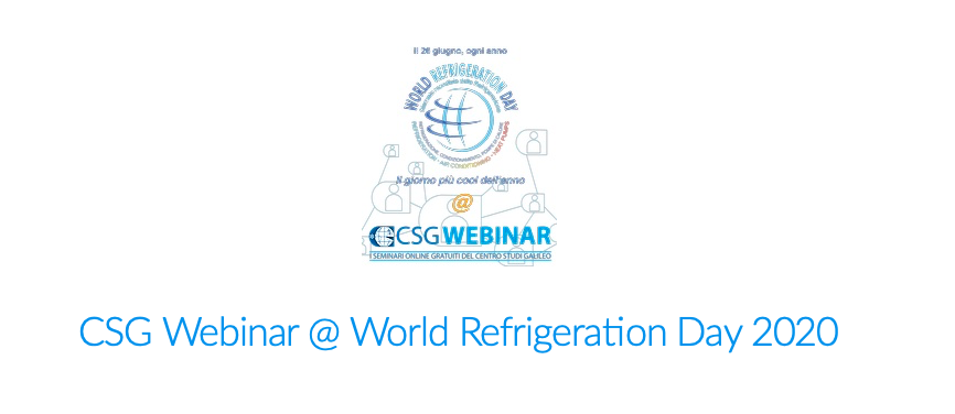 CSG Webinar @ World Refrigeration Day 2020